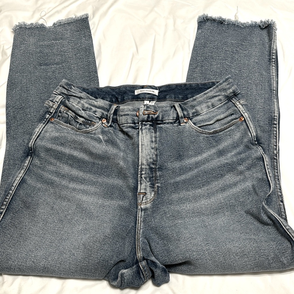 Good American Good Curve Stonewash size 16